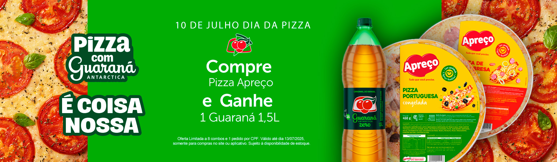 Dia da Pizza Ambev 07 á 13/07